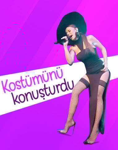 Simge Sağın'ın sahne kostümü olay yarattı