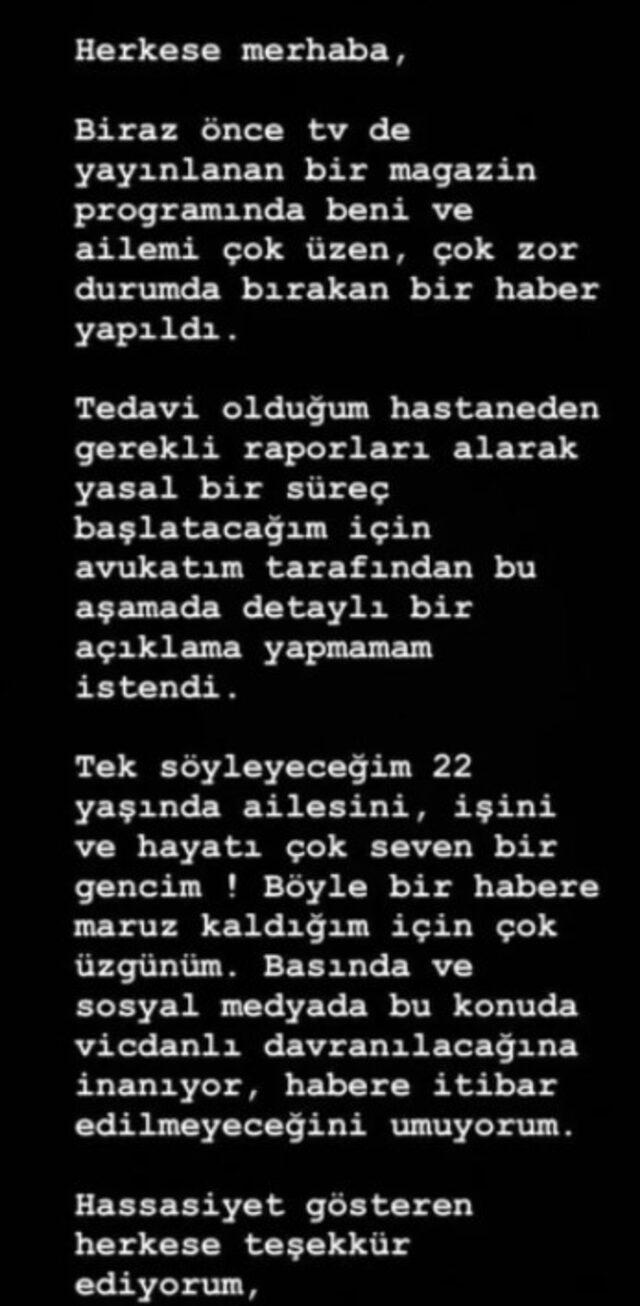 İntihar iddiasıyla gündem olan Hafsanur Sancaktutan'a Hadise’den tam destek! Bircan Bali'den yanıt gecikmedi