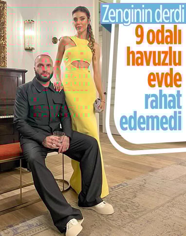 Berkay Şahin'in eşine 9 odalı havuzlu ev dert oldu