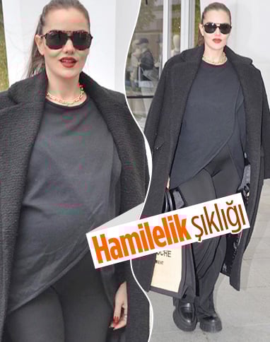 Fahriye Evcen'den alışveriş şıklığı